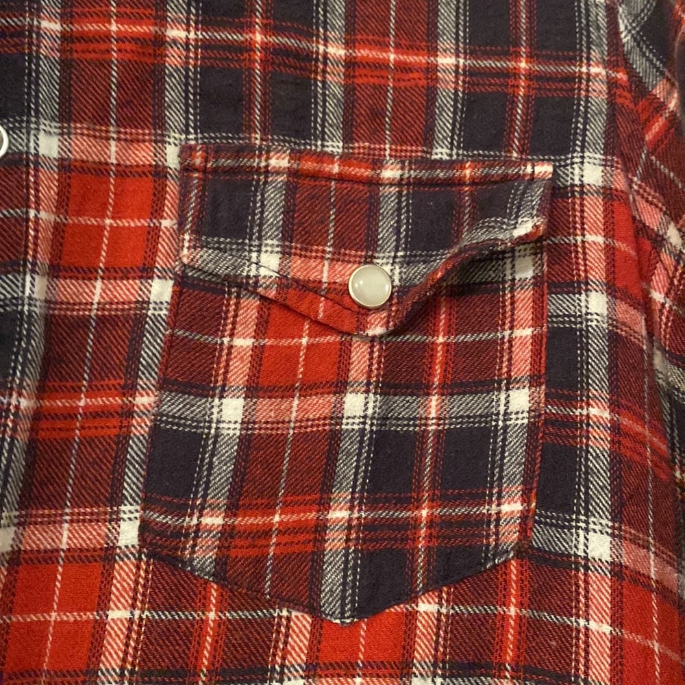 Plaid Button Up - Picture 3 of 4